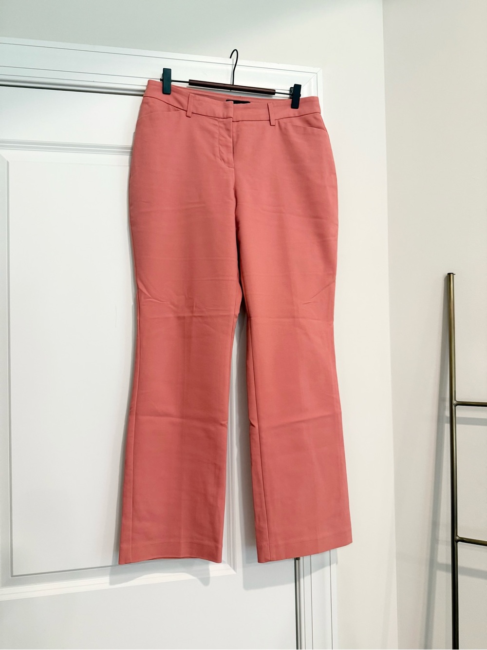 Express Coral Publicist Barely Boot Mid Rise Pants